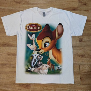 เสื้อแท้ป้ายกิลเดล เสื้อลายภาพยนตร์ Bambi กวางน้อยแบมบี DTG digital printer (direct to garment) movie