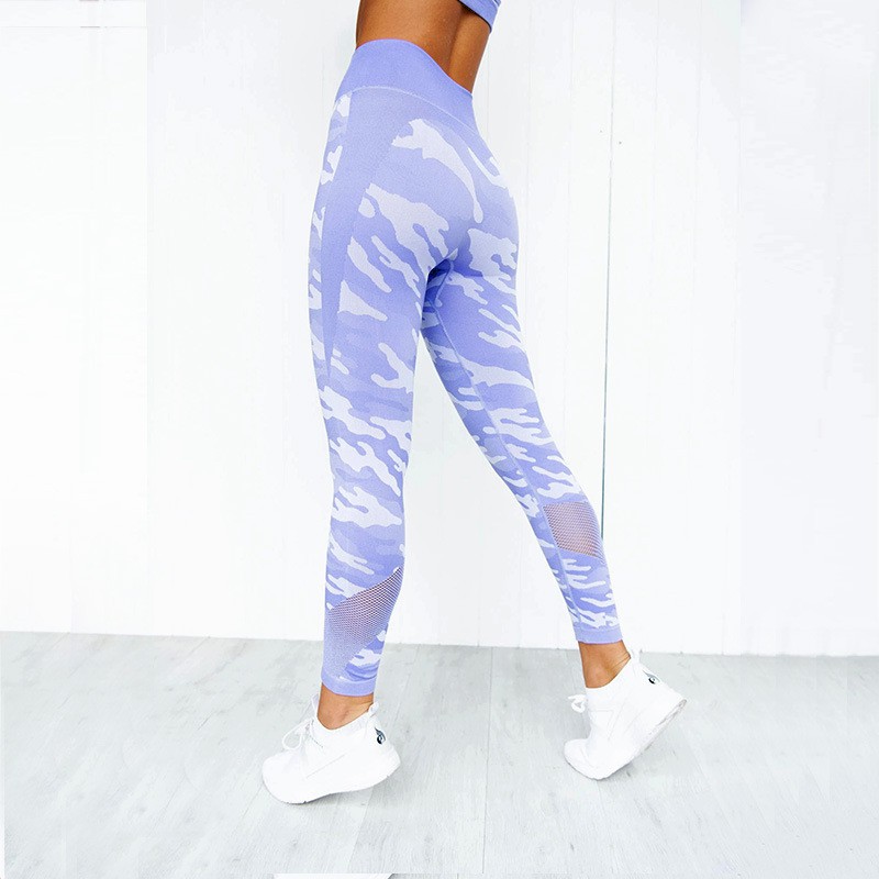 Women Yoga Sets Tracksuit Sexy Camouflage Gym Wear Cro Tank Mesh To Leggings Running Clothing Fitness Sortswear Suit Zf3 ราคาท ด ท ส ด