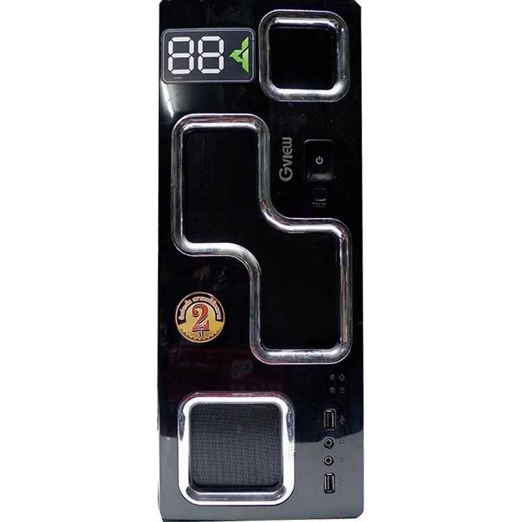 CASE (เคส) GVIEW GAMING RED/Sliver เคสเปล่า มือสองไม่มีกล่อง มีสนิมบ้าง รอยข่วนบ้าง