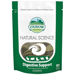 Oxbow Digestive Support ช่วยระบบทางเดินอาหาร กระต่าย แกสบี้ ชินชิล่า 4.2 Oz (120 g) คุกกี้กระต่ายบำรุงระบบทางเดินอาหาร