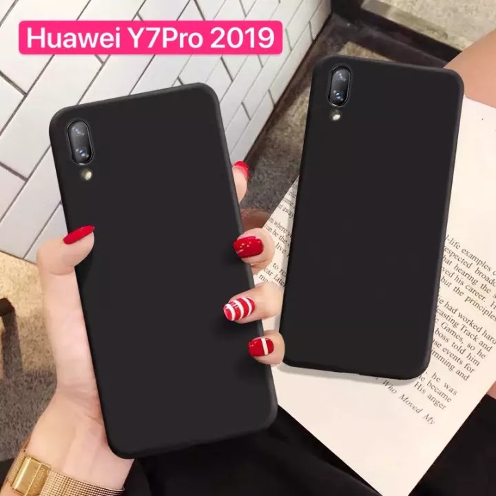 [ส่งจากไทย] Case Huawei Y7Pro 2019 เคสหัวเว่ย เคสนิ่ม tpu เคสสีดํา