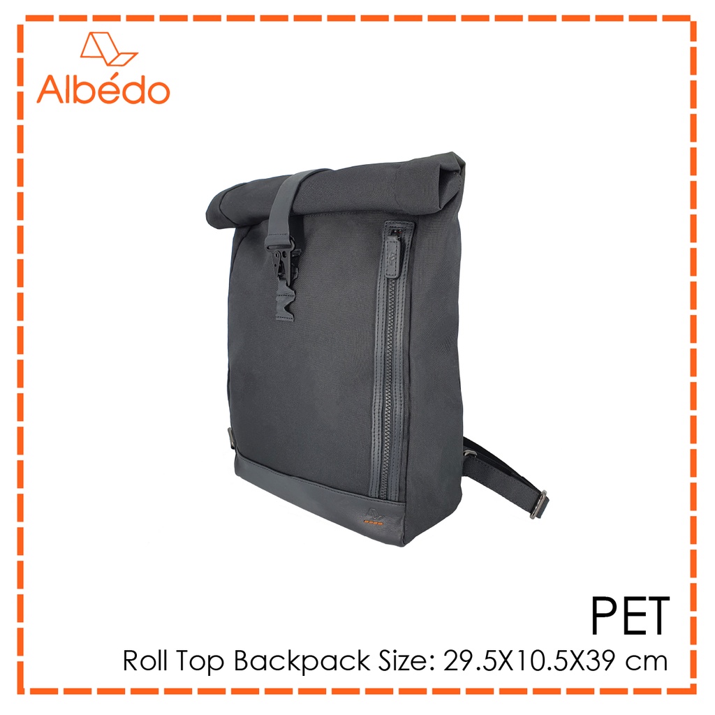 Albedo حقيبة ظهر Roll Top من بلاستيك معاد تدويره — صورة 2
