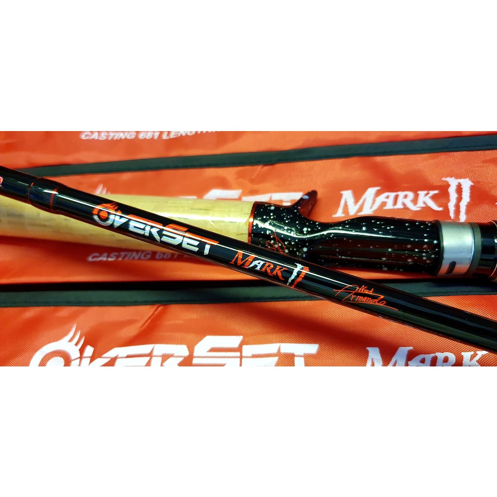 AIRGEAR รุ่น OVERSET MARK II คันแอร์เกียร์ โอเวอร์เซ็ท มาร์คทู คันตีเหยื่อปลอม เบทคาสติ้ง คันOVERSET