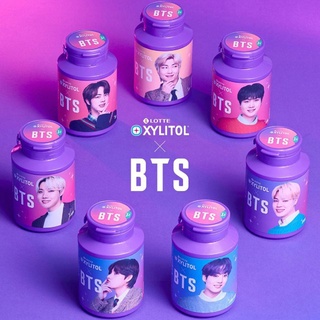 หมากฝรั่ง LOTTE XYLITOL x BTS 154g BURPLE MIX