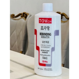 [ขวดใหญ่ 1000 ml] ยืดขั้นตอนเดียว TOVch ผสมเคราติน • สูตรอ่อ…