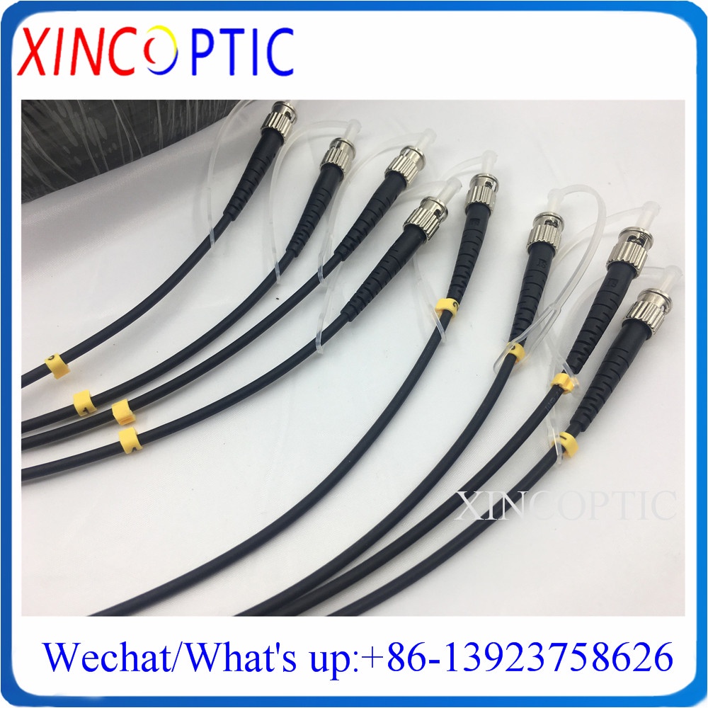30M,4C/4F Multimode OM2,LSZH/TPU Jacket,LC/UPC-LC/ST/SC/FC 4.0mm Armored 4Core MM Fiber Optic Patch 