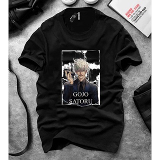 เสื้อยืดผ้าฝ้ายพิมพ์ลายขายดี Gildan เสื้อยืด ผ้าฝ้าย 100% พิมพ์ลาย Gojo Satoru Jujutsu Kaisen Essential