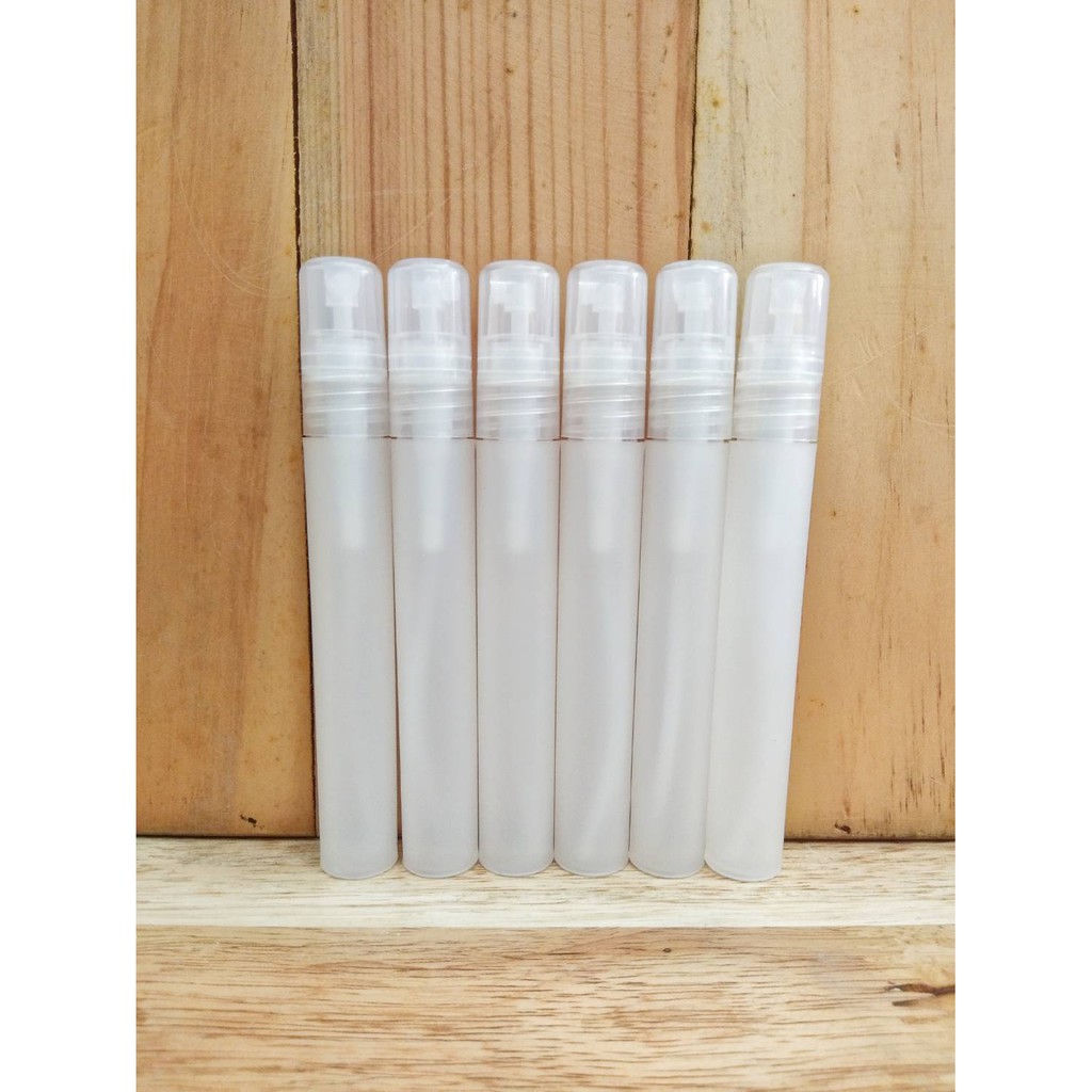 (1ใบ) ขวดพลาสติก ขนาด 10 มิล สีขาวล้วน ขวดน้ำหอม ขวดใส่น้ำหอม
