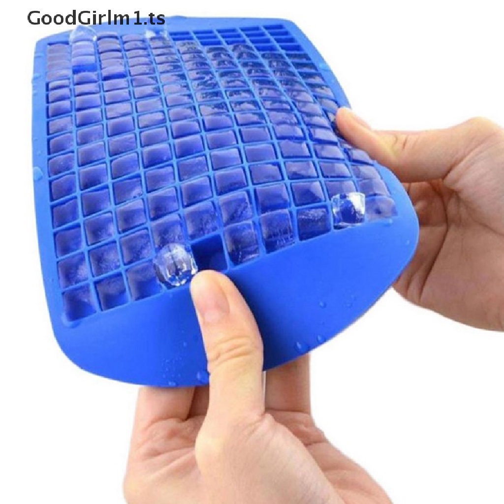 GoodGirlm1 Ice Maker Mold 160 Grids Mini Small Ice Cube Tray Frozen Cubes Trays Silicone TS