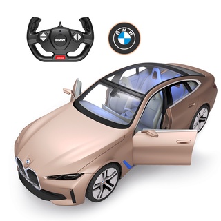 โมเดลรถยนต์ BMW i4 1/14 BMW i4 สีทอง ของเล่นสําหรับเด็ก และผู้ใหญ่