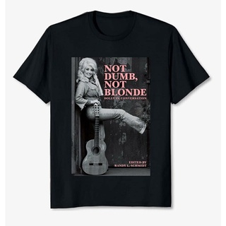 คอลูกเรือพร้อมส่ง เสื้อยืดแขนสั้น ผ้าฝ้าย 100% พิมพ์ลาย Dolly Parton Not Dumb Not Blonde Dolly In Conversation หลากสี แฟ