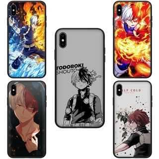 เคสโทรศัพท์มือถือ ลายการ์ตูนอนิเมะ Shoto Todoroki สําหรับ iphone 5 5S 6 6S 7 8 Plus X XS Max XR SE 2016 2020 FC11