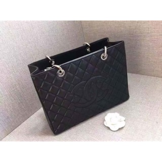 ❌Sale7590ใบเดียว❌Chanel GST Caviar งาน vip 📌size 33 cm.📌 📌สินค้าจริงตามรูป เนื้องานสวยงาม หนังแท้ป่องสวยมาก 📌กล่อง ถ