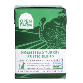 (พร้อมส่ง)อาหารเปียกแมว Openfarm Homestead Turkey Rustic Blend ไก่งวง ขนาด 156g