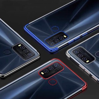 [ส่งจากไทย] Case Samsung Galaxy Note10lite / S10lite  เคสนิ่ม TPU เคสใสขอบสี สินค้ามาใหม่ รุ่นใหม่  สีดำ สีแดง สีนำเงิน