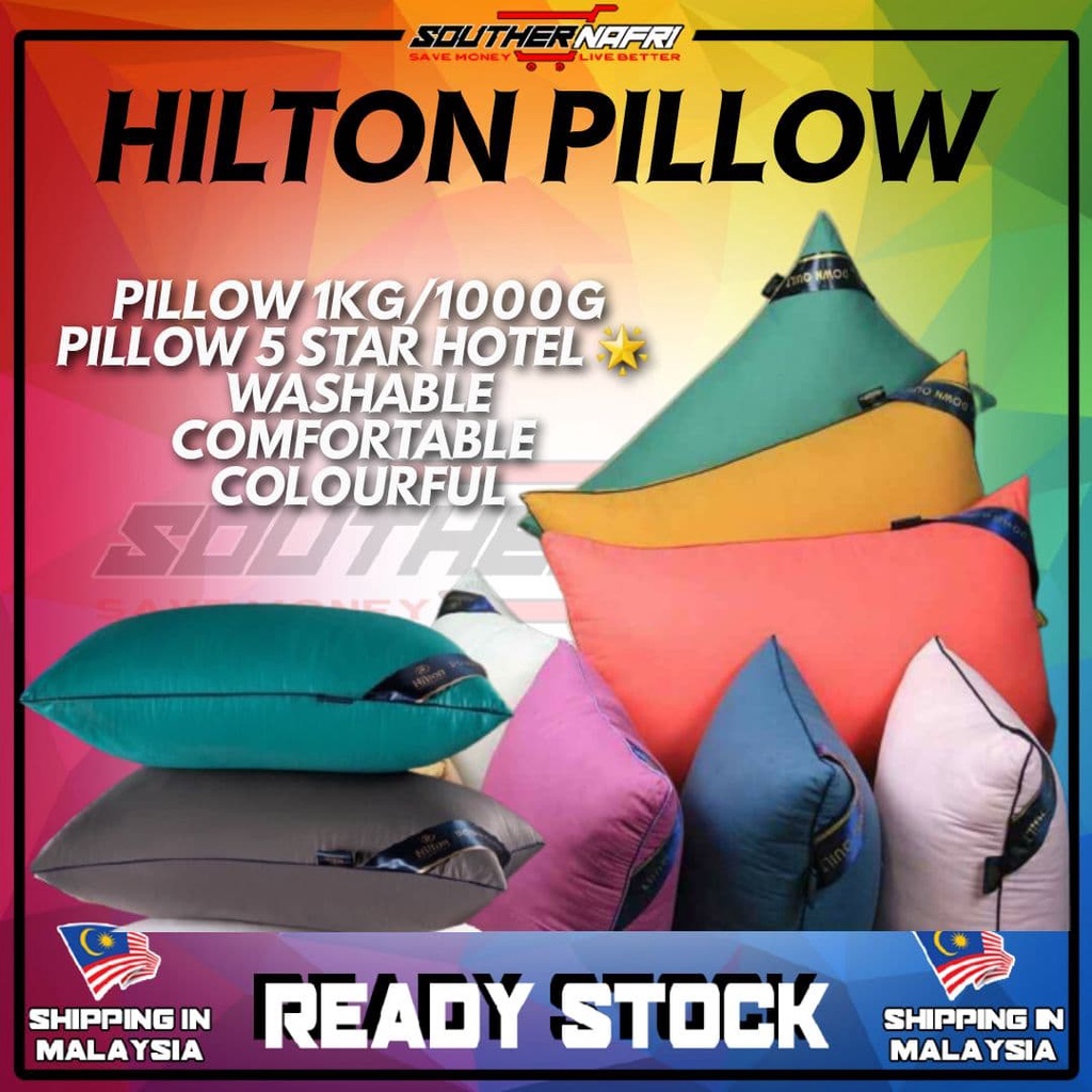 HILTON PILLOW /1Kg/ หมอนนอนฮิลตัน Viral / Bantal Gebu / Bantal Jenama Hilton / Hilton Bantal / Banta