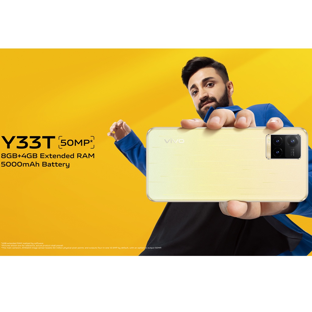 vivo Y33T (8128) จอ6.58 แบตเตอรี่ 5000 mAh เครื่องศูนย์แท้ รับประกัน ...