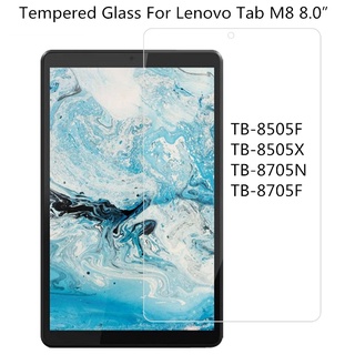 ฟิล์มกระจกนิรภัยกันรอยหน้าจอ 9H สําหรับ Lenovo Tab M8 TB-8505F/X Lenovo Tab M8 (2nd Gen) TB-8705F (FHD)