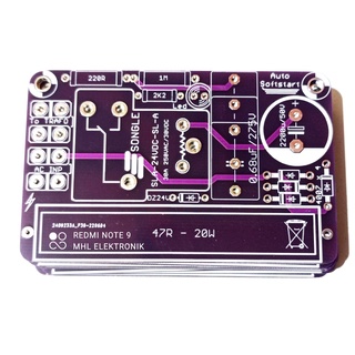 Pcb SOFTSTART ชั้นคู่ FR4