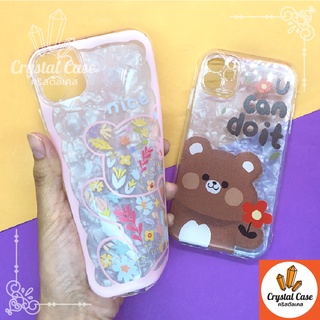 Vivoเคสนิ่มใสกันกล้องกันกล้องแผ่นรองเกร็ดน้ำแข็ง พิมพ์ลายการ์ตูน