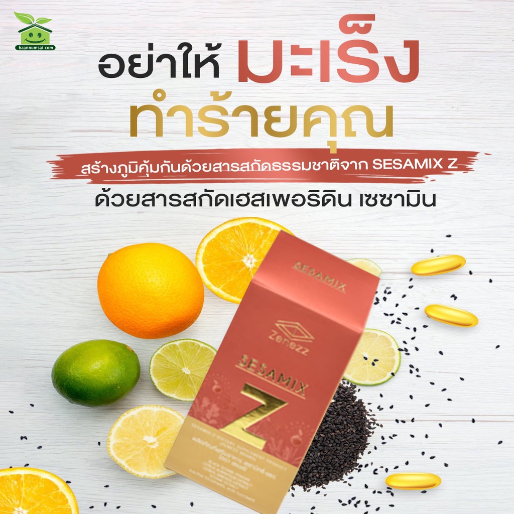 (ของแท้จากศูนย์กรุงเทพ) Sesamix Z **ส่งฟรี ** เซซามิกซ์แซด ชุดพิเศษสำหรับผู้เริ่มต้น