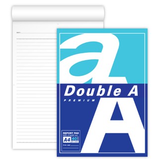 สมุดรายงาน Double A ขนาด A4 80 แกรม 40 แผ่น