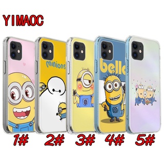 เคสโทรศัพท์มือถือ TPU แบบนิ่ม ลาย 17Q bello minion สําหรับ iPhone SE 2020 12 Mini 13 Pro Max