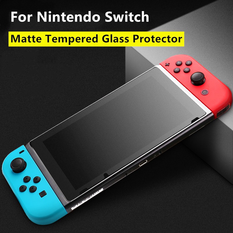 【High Quality】Matte Frosted Film เหมาะสำรับ NintendoSwitch / NintendoSwitch oled ฟิล์มด้าน Switch เต็มจอ ฟิล์มกระจกด้าน Nintendo Switch oled เต็มจอ