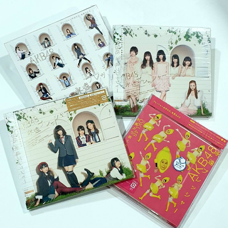 🌟New Stock!(22/4/65)🌟 AKB48 29th Single " Eien Pressure" All type of Regular Edition : CD+DVD +Raw P