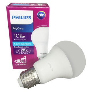 หลอดไฟ LED Bulb PHILIPS A55 E27 10วัตต์ สีขาวนวล หลอดไฟภายในบ้านเอนกประสงค์