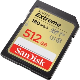 (ส่งด่วน/ขายส่ง) SANDISK SDcard Extreme 32GB/64GB/128GB/256GB (180MB/s) UHS-I U3 C10 V30 sdcard แท้ Memory card
