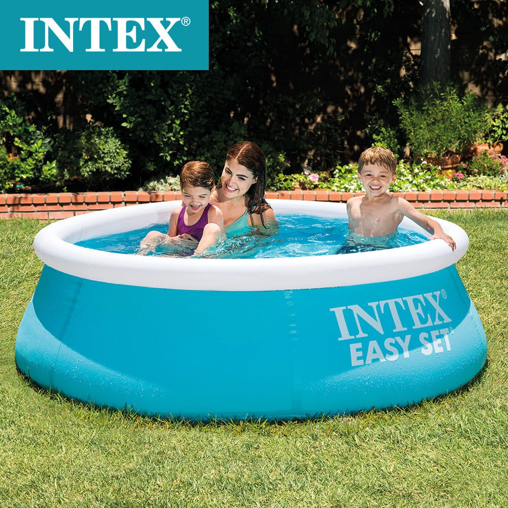 INTEX EASY SET สระน้ำผ้าใบ ขนาด 183 x สูง 51 cm. แถมฟรีที่สูบลม