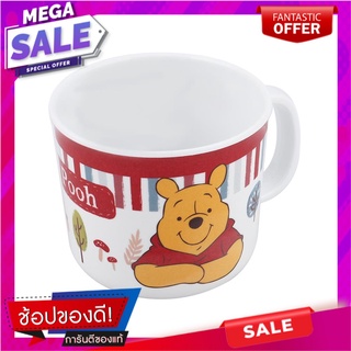 ถ้วยหูเมลามีน 300ml FLOWERWARE POOH WOODLAND แก้วน้ำ MELAMINE MUG 300ml FLOWERWARE POOH WOODLAND