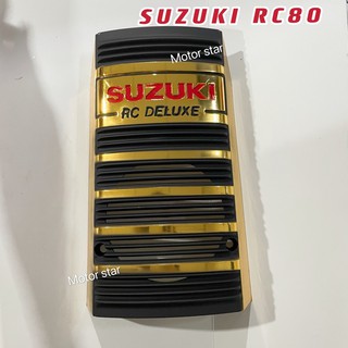 SUZUKI RC80 RC 80 DELUXE RC100 HORN EMBLEM HORN LOGO