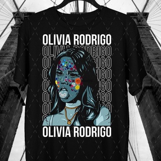 เสื้อยืดครอปเสื้อกันหนาวแขนยาว มีฮู้ด ผ้าฝ้าย 100% ลาย Olivia Rodrigo สไตล์เรโทรS-5XL