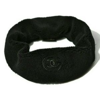 ☬💚ส่งฟรี!! ส่งเร็ว!!💚 ผ้าคาดผมดำ Chanel Head Band With Original Box❈