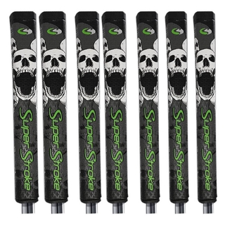 2.0 Skull Print Golf Super Stroke Putter Club Grip Ultra Slim Mid  Slim with Anti-slip  force