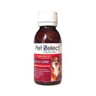 Pet Select Ferro-Boost 100ml วิตามินสำหรับการบำรุงเม็ดเลือดโดยเฉพาะเม็ดเลือดแดง ของสุนัขและแมว