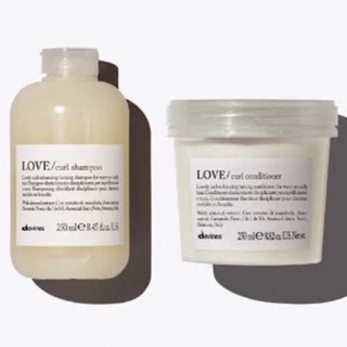 Davines Love Curl Shampoo 250ml / Conditioner 250ml แชมพู ครีมนวด ดาวิเนส สำหรับผมดัด