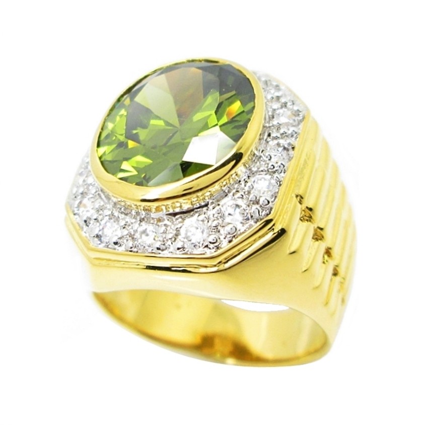 แหวนทองครึ่งสลึงแหวนผู้ชายแหวนทอง 1กรัม✾แหวนผู้ชายแหวนแฟชั่น แหวนชายราคาถูก แหวนพลอยเขียวส่อง ประดับเพชร ชุบทอง