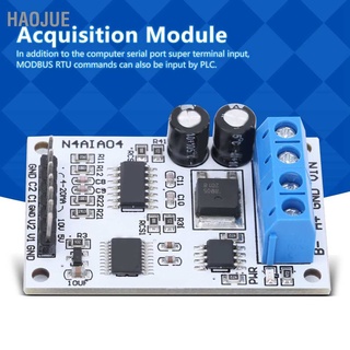 Haojue 4`20Ma Rs485 อะนาล็อกแรงดันไฟฟ้าอะนาล็อก Adc Modbus Rtu 03 06