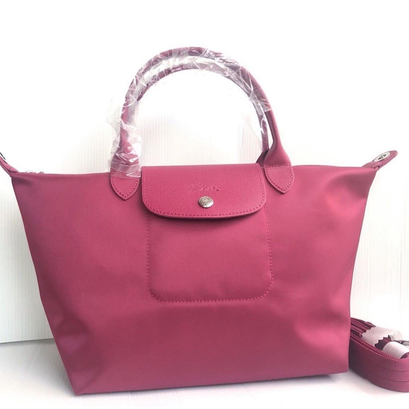 longchamp neo size s สีชมพูฟูเชีย