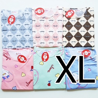 **XL**ชุดนอน ไซส์ใหญ่ XL น่ารัก ผ้านิ่มๆ ฟรีไซส์ อก 44 นิ้ว เอวยืดสุดถึง 46 นิ้ว ผู้หญิง สาวอวบ ใส่แล้วน่ารัก