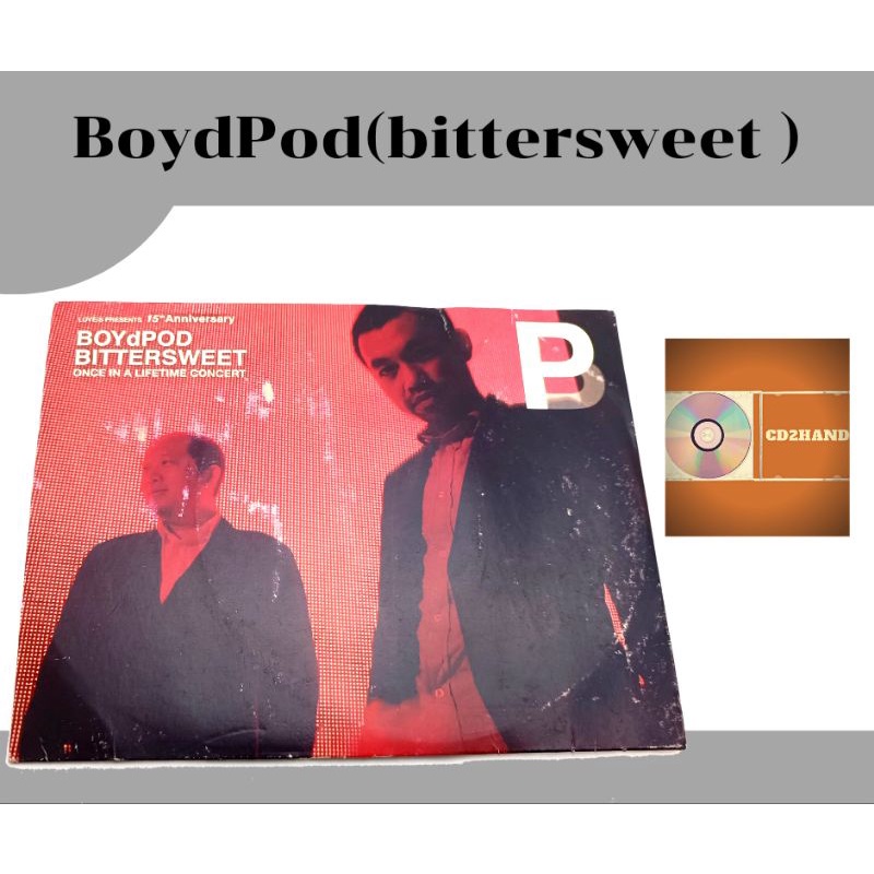 ซีดีเพลง แผ่นแจก  BoydPod บอยป๊อด bittersweet จากงานคอนเสริตร์