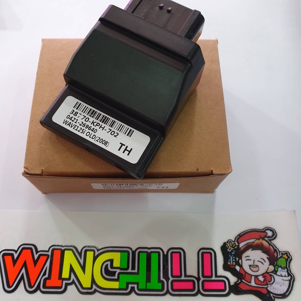 กล่อง ECU เพิ่มรอบ WAVE125ไฟเลี้ยวบังลม รุ่นหัวฉีด