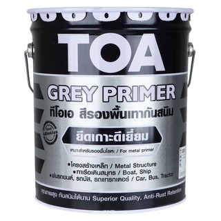 สีรองพื้นโลหะ TOA 5GL สีเทา