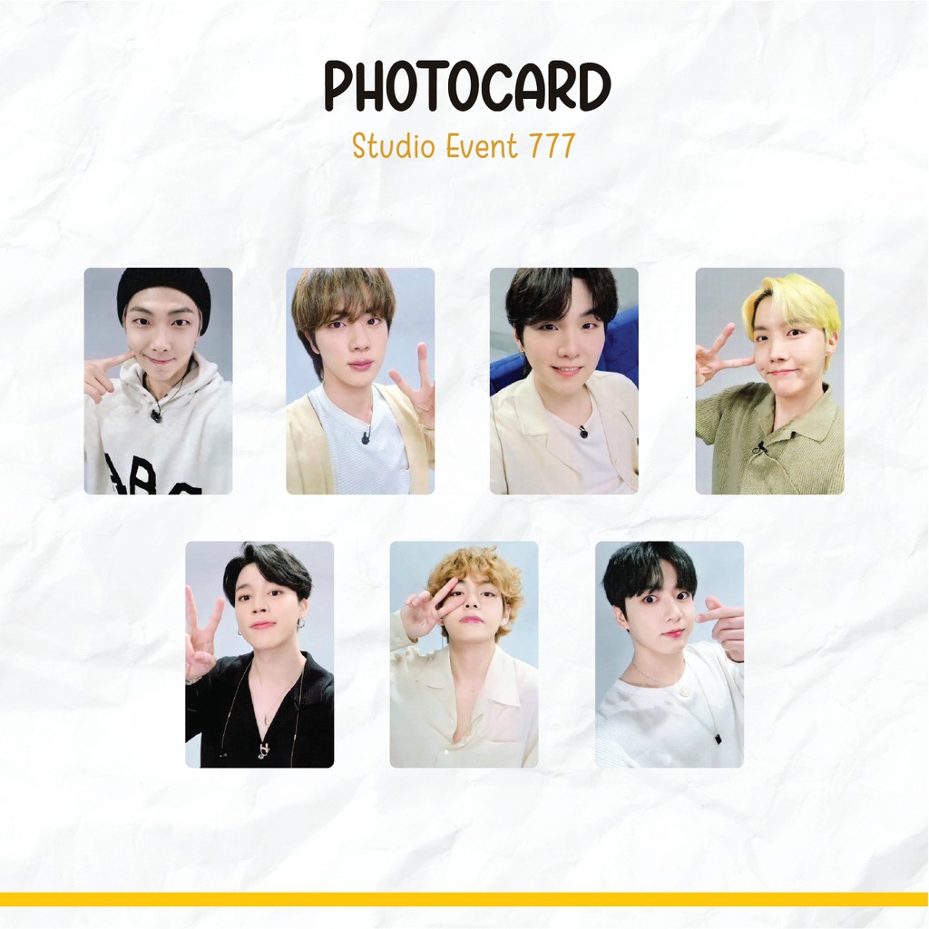 [UNOFFICIAL] BTS Butter Studio Event Photocard 777
