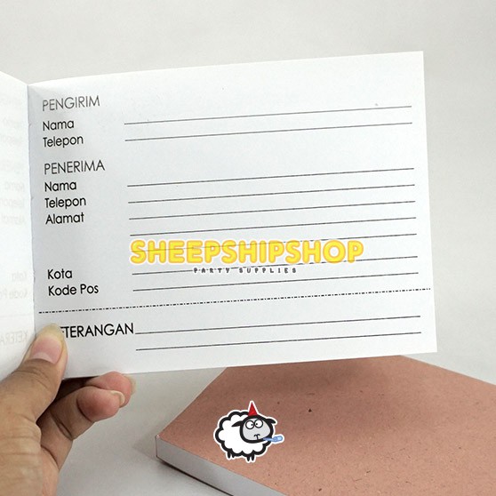 ADDRESS PAPER PACKING ออนไลน์ Shop ค่าจัดส่ง ป้ายชื่อ หมายเลขโทรศัพท์มือถือ ที่อยู่ Post Code