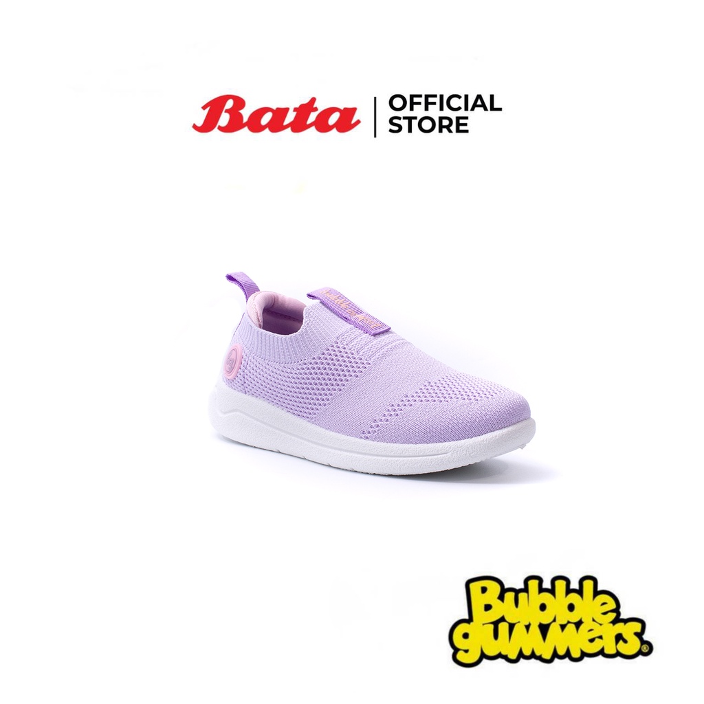 Bata บาจา ยี่ห้อ Bubble Gummers รองเท้าผ้าใบ สนีคเคอร์ สำหรับเด็กผู้หญิง รุ่น Flex4u สีม่วงอมชมพู 3599540