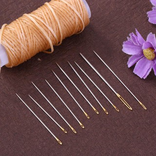 ♥Yves♥16pcs/set Hand Sewing Needles Kit Household ​Leather Carpet Repair